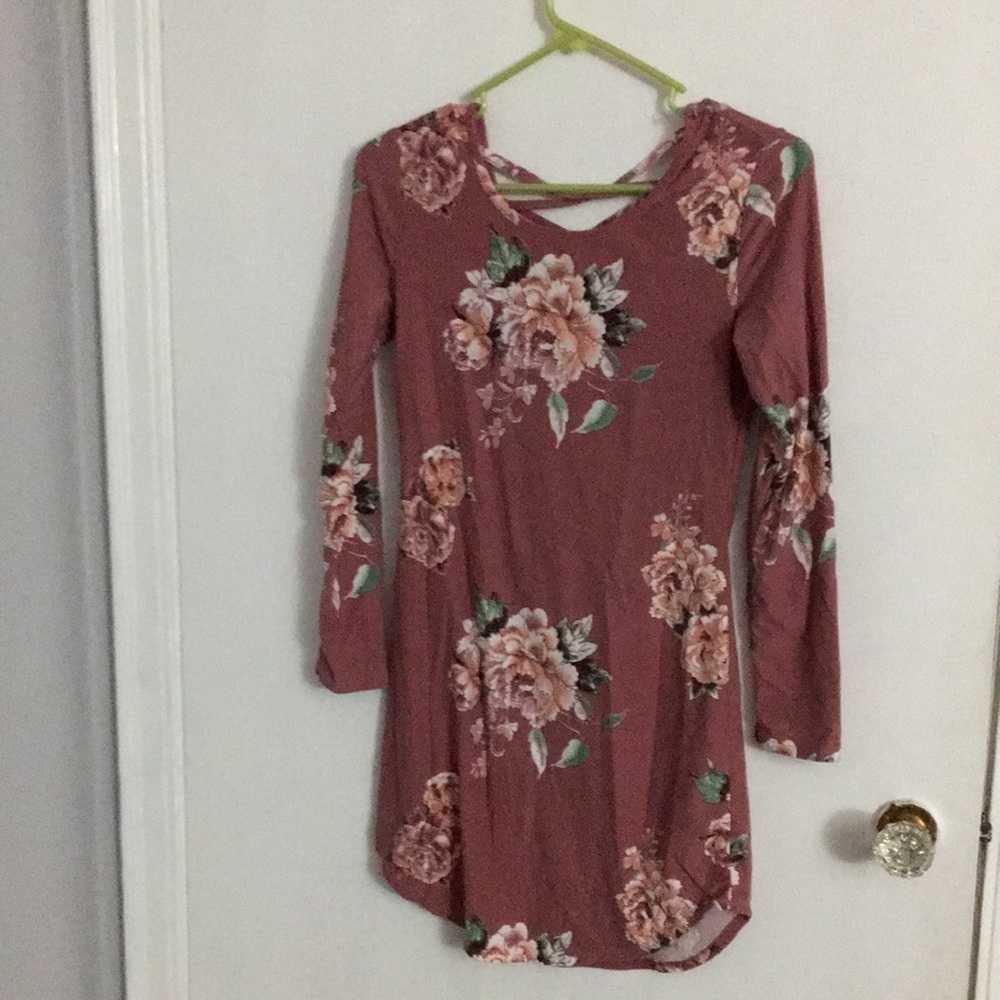 Long sleeve t shirt dress